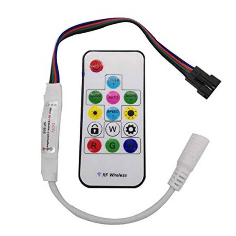 Controlador tira LED 220V con mando a distancia