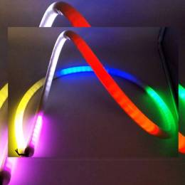 Neón LED efecto 360º flexible tubo 20mm 12V encendido colores