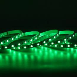 Tira LED luz verde 12V IP20 para interiores