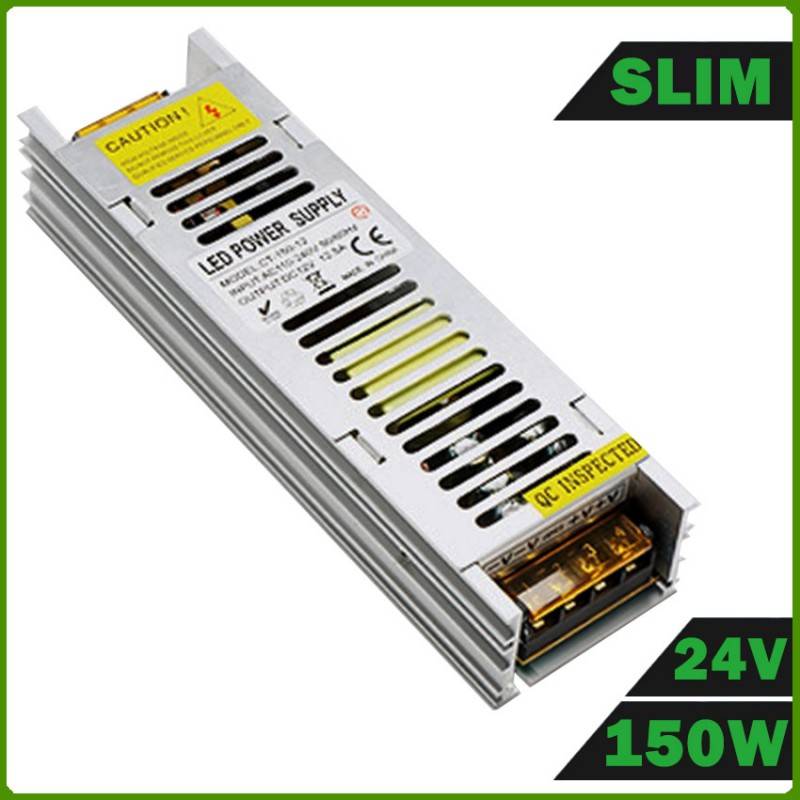 Fuente de alimentación LED Slim estrecha 150w 24V